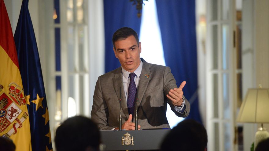 El presidente del Gobierno, Pedro Sánchez