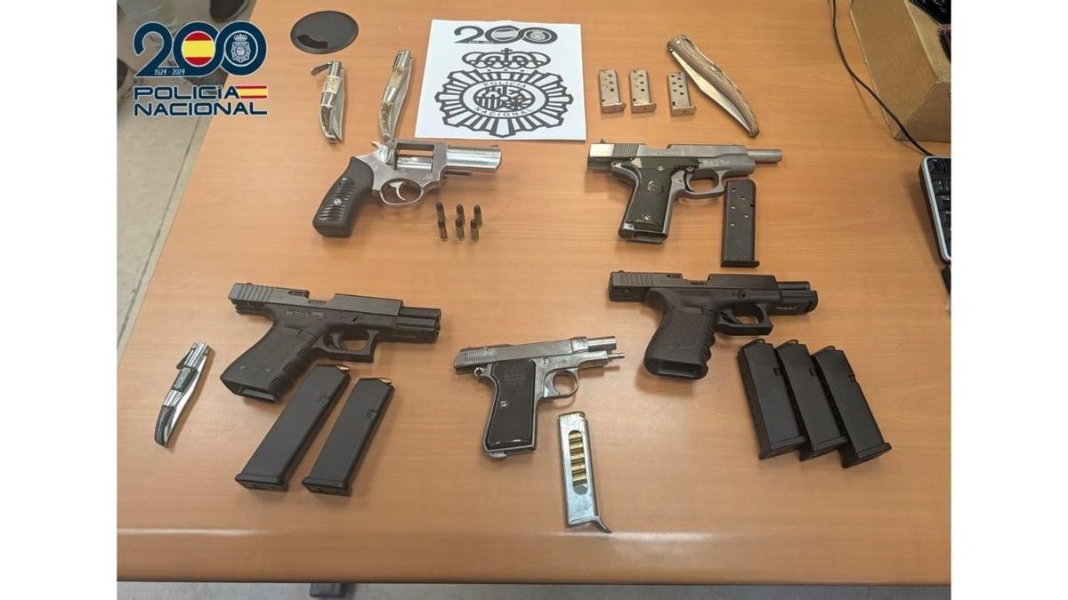 Detenidos 13 miembros de un mismo clan que guardaban pistolas y cuchillos para iniciar una pelea junto a Plaza de Castilla