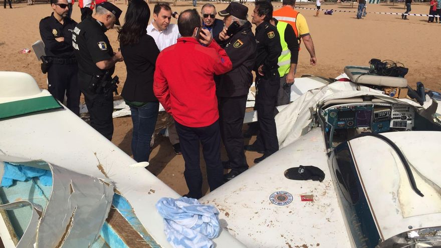 Galería: Así quedó la avioneta tras su aterrizaje de emergencia
