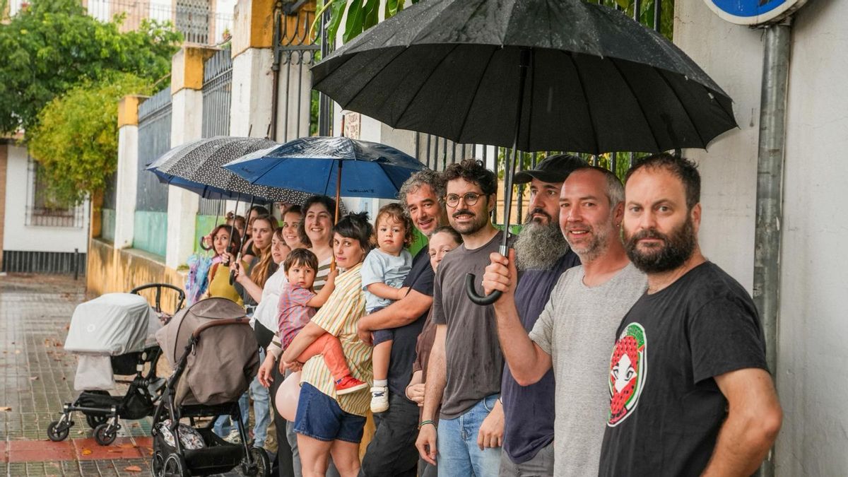 Las familias afectadas en el CEIP López Diéguez