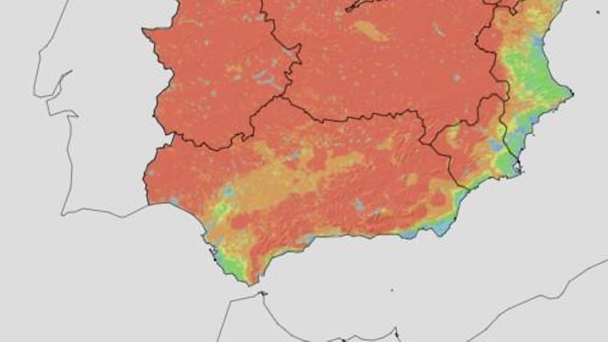 Riesgo de incendio extremo en gran parte del territorio para el día jueves 23 de julio | AEMET