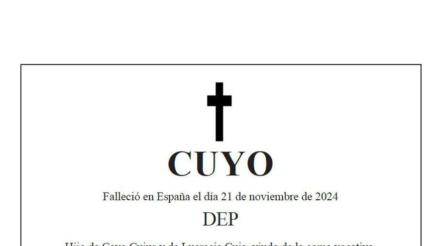 Réquiem por las palabras 'cuyo' y 'undécimo': "La poca familia que les queda ruega una oración"