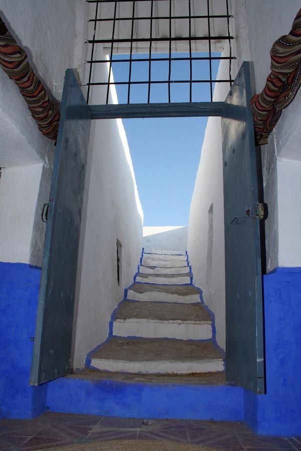 Acceso a una vivienda subterránea de Villacañas