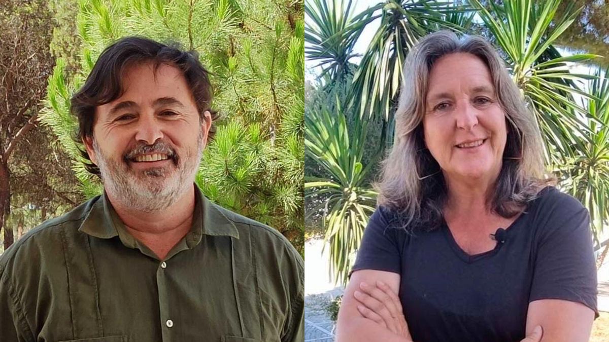 El periodista Óscar Toro y la fotoperiodista María Clauss