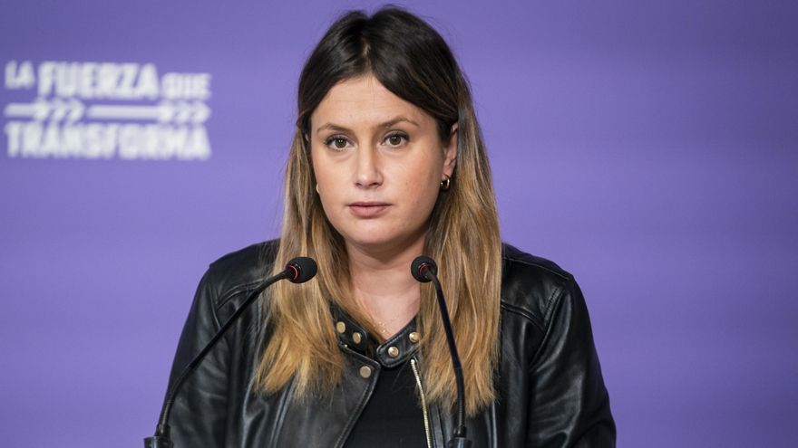 La coportavoz de Unidas Podemos en la Asamblea de Madrid y candidata a la Presidencia regional, Alejandra Jacinto.