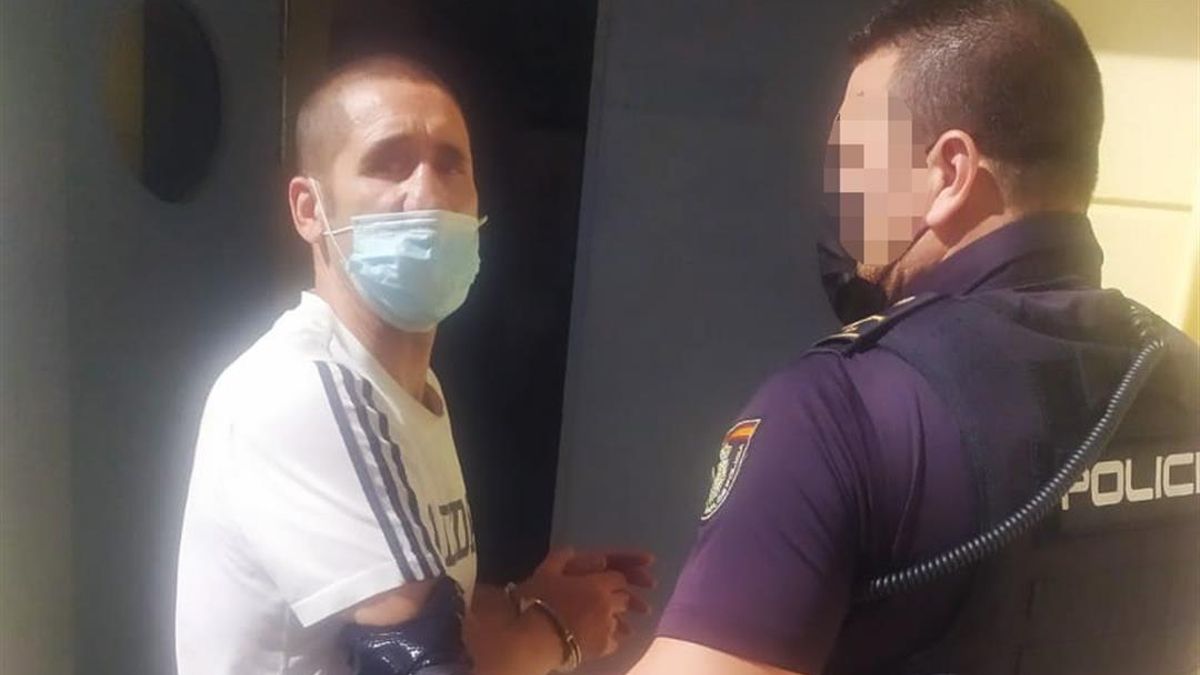 El excampeón de Europa de boxeo Poli Díaz, acusado de haber dado una paliza a su pareja. Imagen facilitada por la Policía del momento de la detención. EFE/Policía Naciona