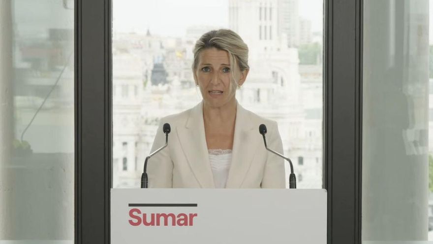 Yolanda Díaz dimite como líder de Sumar tras los resultados de las europeas