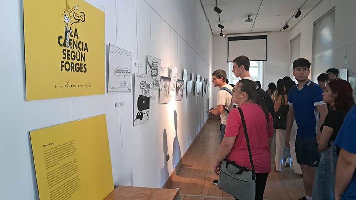 La exposición 'La ciencia según Forges' llega al campus de la Fábrica de Armas de Toledo