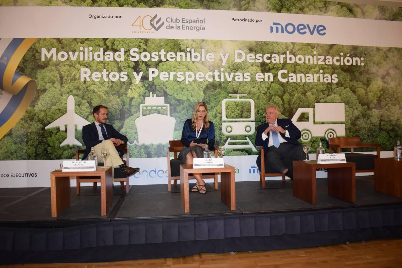 Sesión inaugural de la jornada de debates sobre la movilidad sostenible organizado por el Club Español de la Energía (Enerclub) con el apoyo de Moeve.