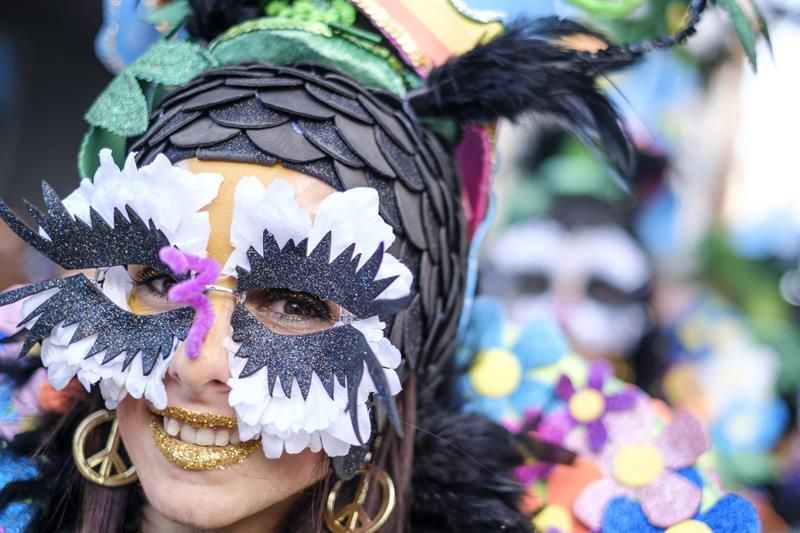 Una de las personas que ha participado en la Gran Cabalgata. EFE/Ángel Medina G.