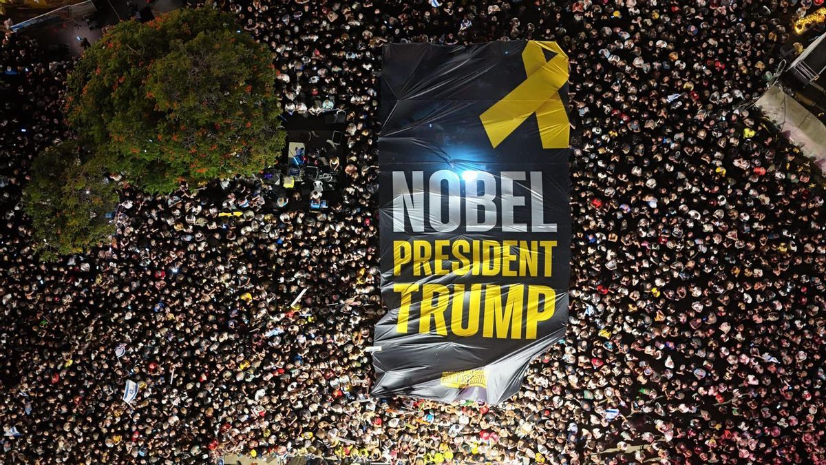 Imagen de la concentración del sábado en la Plaza de los Rehenes de Tel Aviv