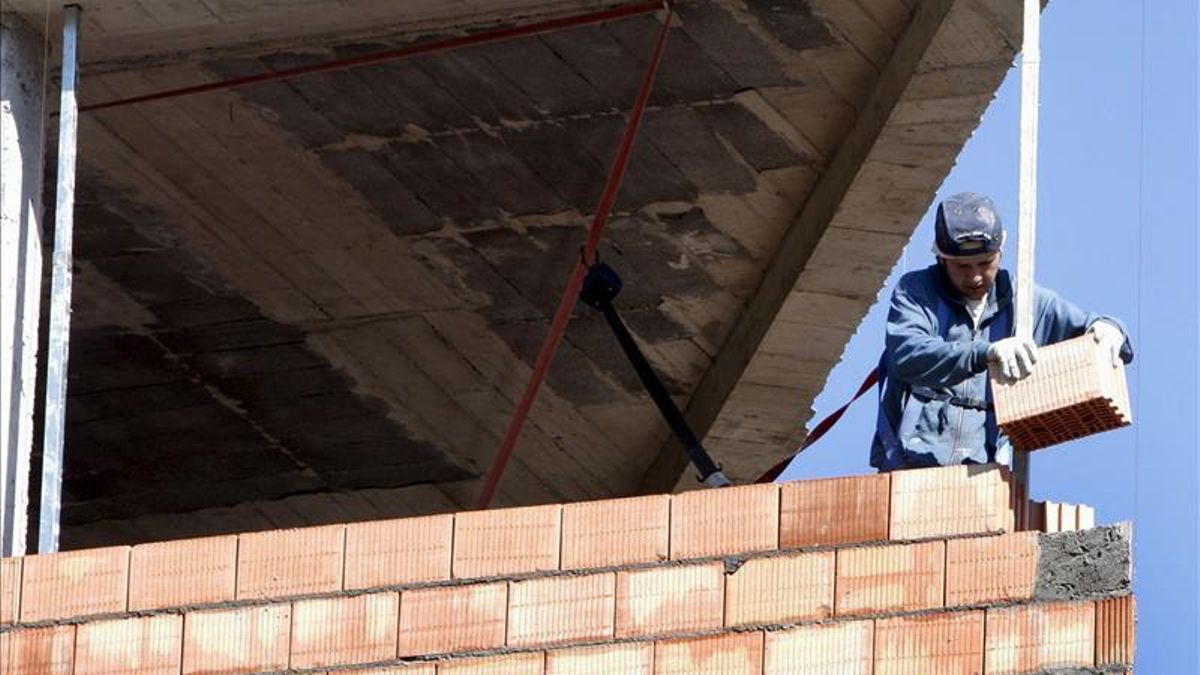 Un bloque en construcción / Foto: Efe.