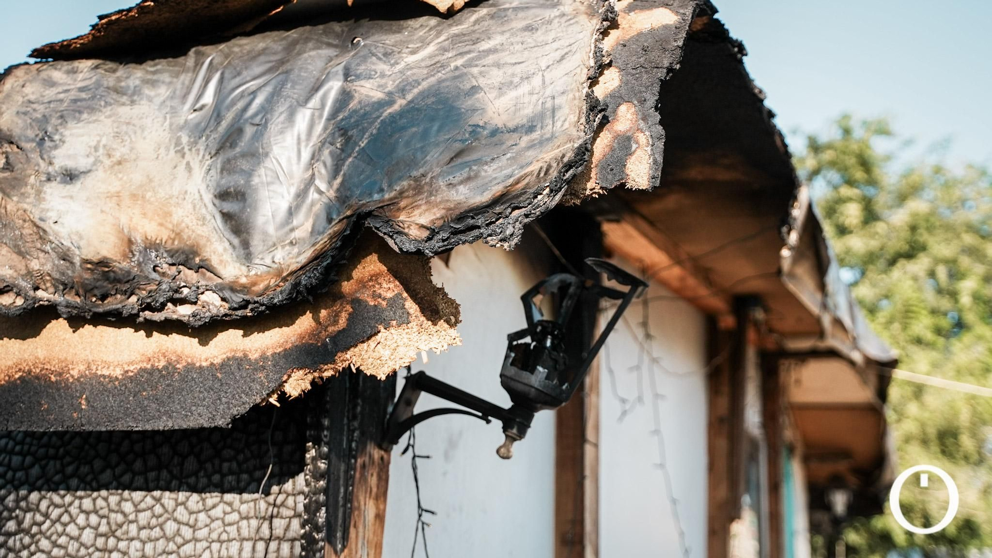 Asentamiento afectado tras el incendio que arrasó varias chabolas