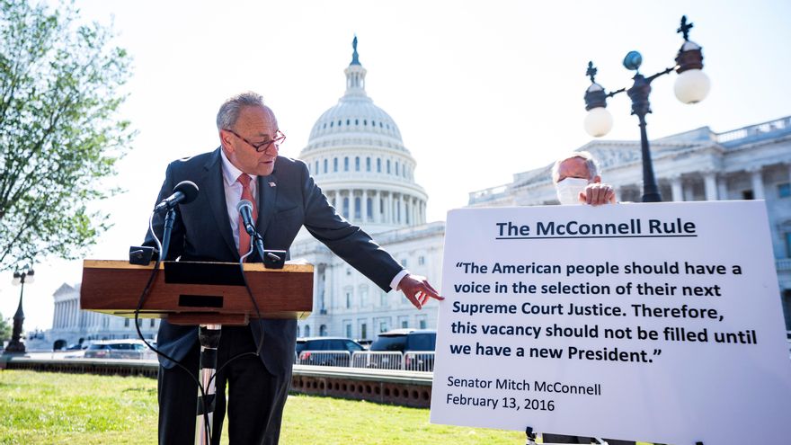 El debate sobre la vacante en el Supremo vuelve a calentar el ambiente electoral en EE.UU.