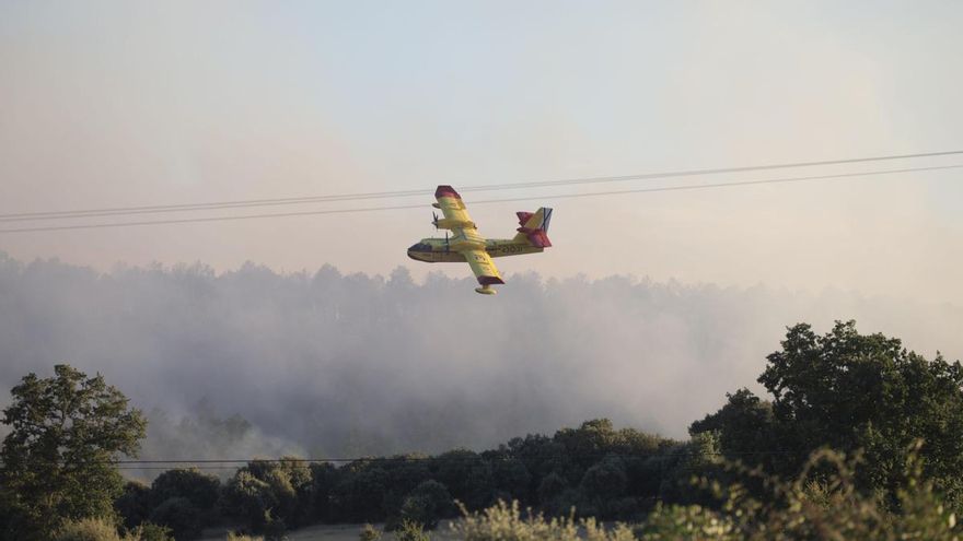 Aliste (Zamora) vive el peor incendio del verano, de unas 280 hectáreas y con desalojo de un pueblo