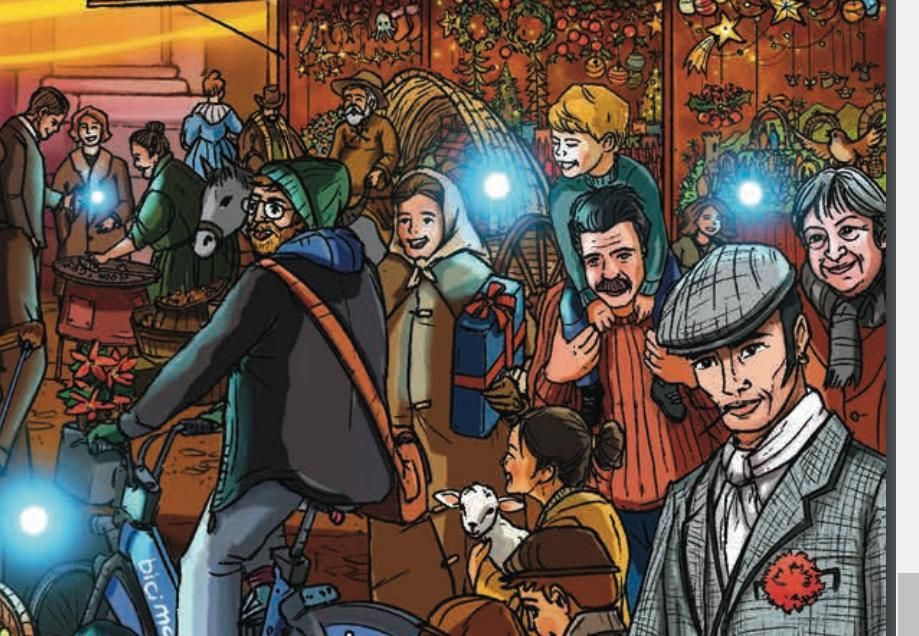 El Bicimad y Gloria Fuertes, a la derecha