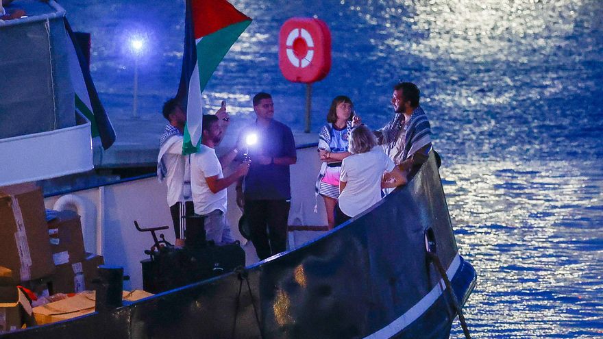Archivo - La Global Sumud Flotilla vuelve a partir desde el Puerto de Barcelona, a 1 de septiembre de 20256, en Barcelona, Catalunya (España).