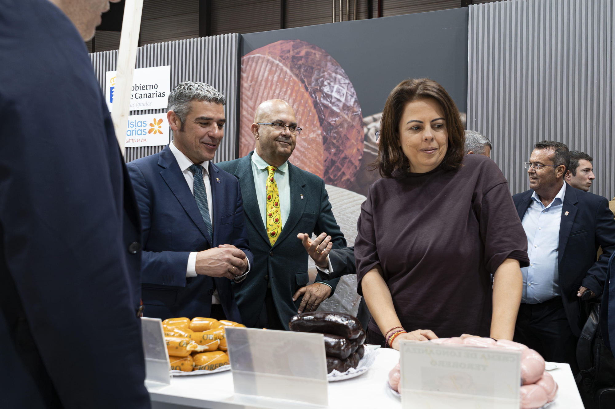 La consejera de Desarrollo Económico del Cabildo de Gran Canaria, Minerva Alonso, en la 39ª edición de Salón Gourmets, la Feria Internacional de Alimentación y Bebidas de Calidad que se celebra en Ifema Madrid.