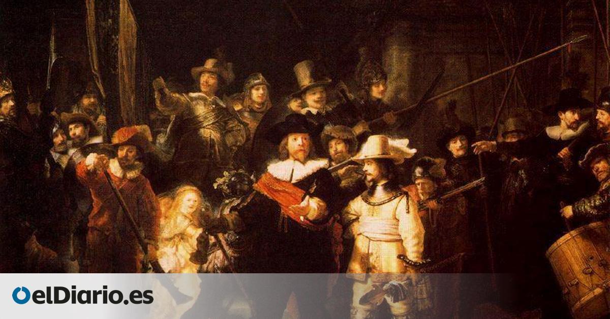 Un boceto de 1619 revela el origen del perro ladrador que aparece en 'La ronda de noche' de Rembrandt