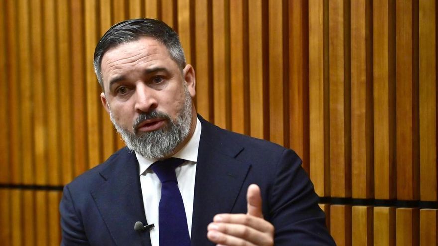 El líder de Vox, Santiago Abascal.