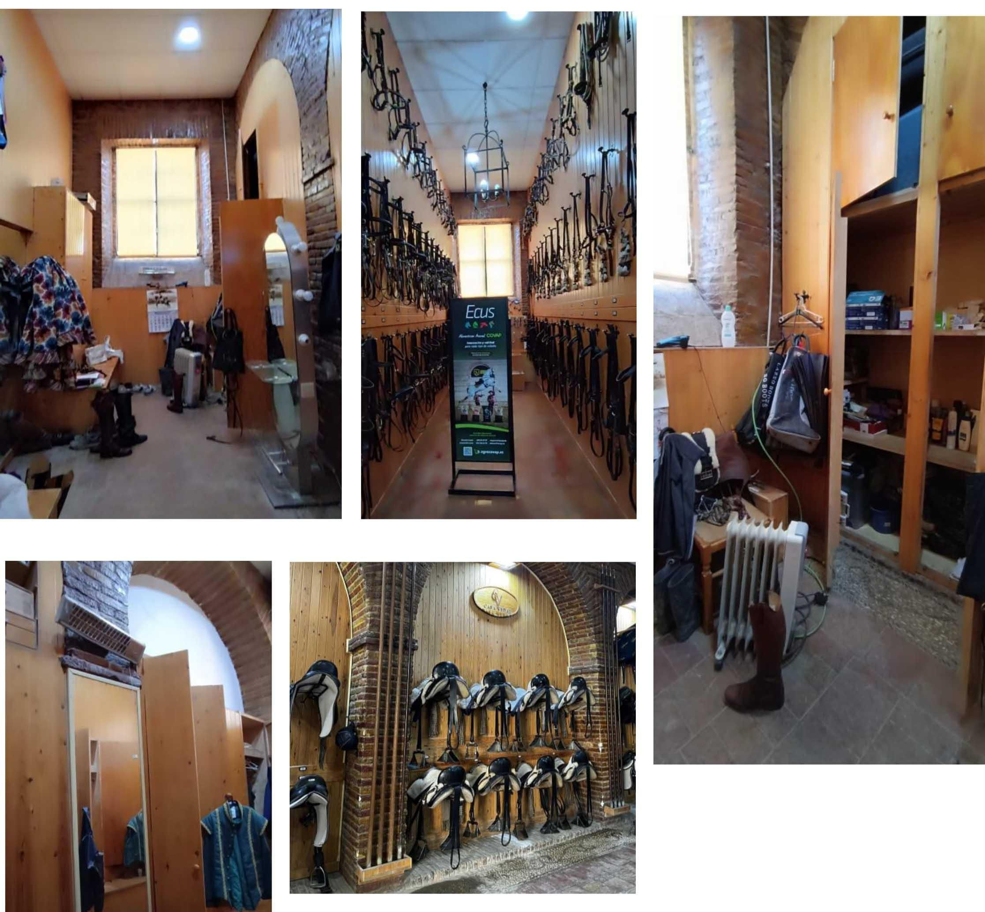 Imágenes del informe de los bomberos en Caballerizas Reales.