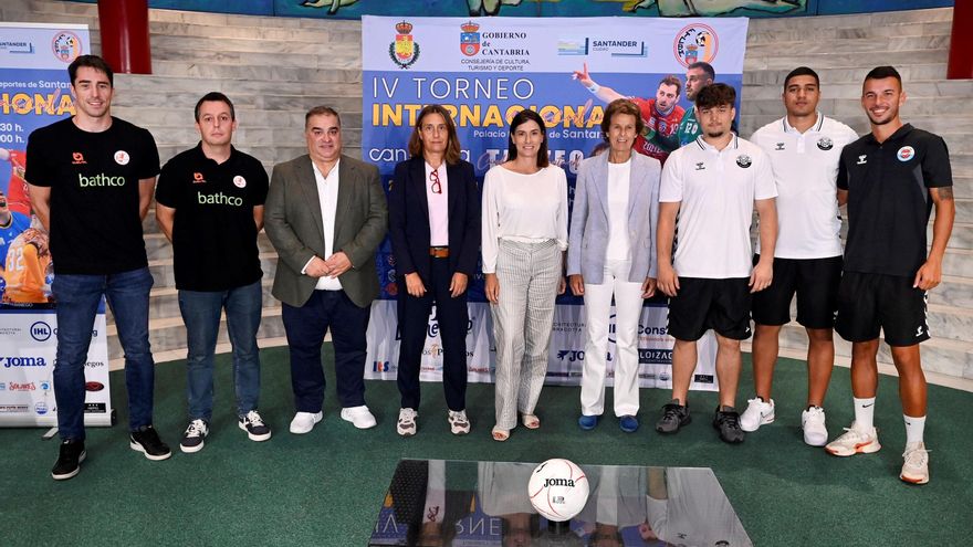 Presentación del IV Torneo Internacional de Balonmano Cantabria Infinita