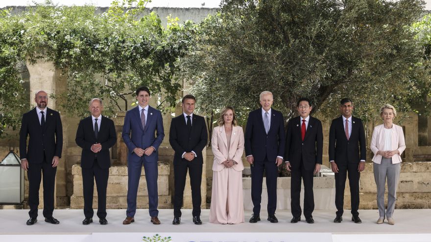 Los líderes del G7 se reúnen en Borgo Egnazia, el lujoso resort de Apulia convertido en fortaleza donde Meloni se atrinchera contra el aborto