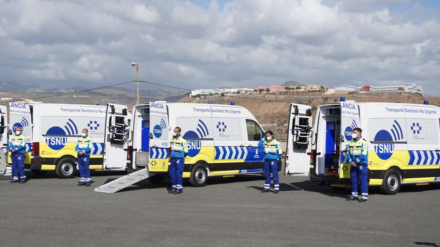 Ambulancias de Transporte Sanitario No Urgente del Servicio de Urgencias Canario.