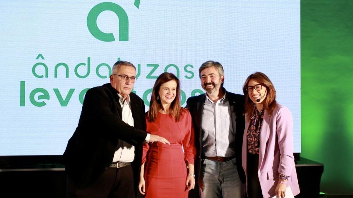 Presentación en Sevilla de la coalición 'Andaluces Levantaos' entre Más País Andalucía, Andalucía Por Sí e Iniciativa del Pueblo Andaluz