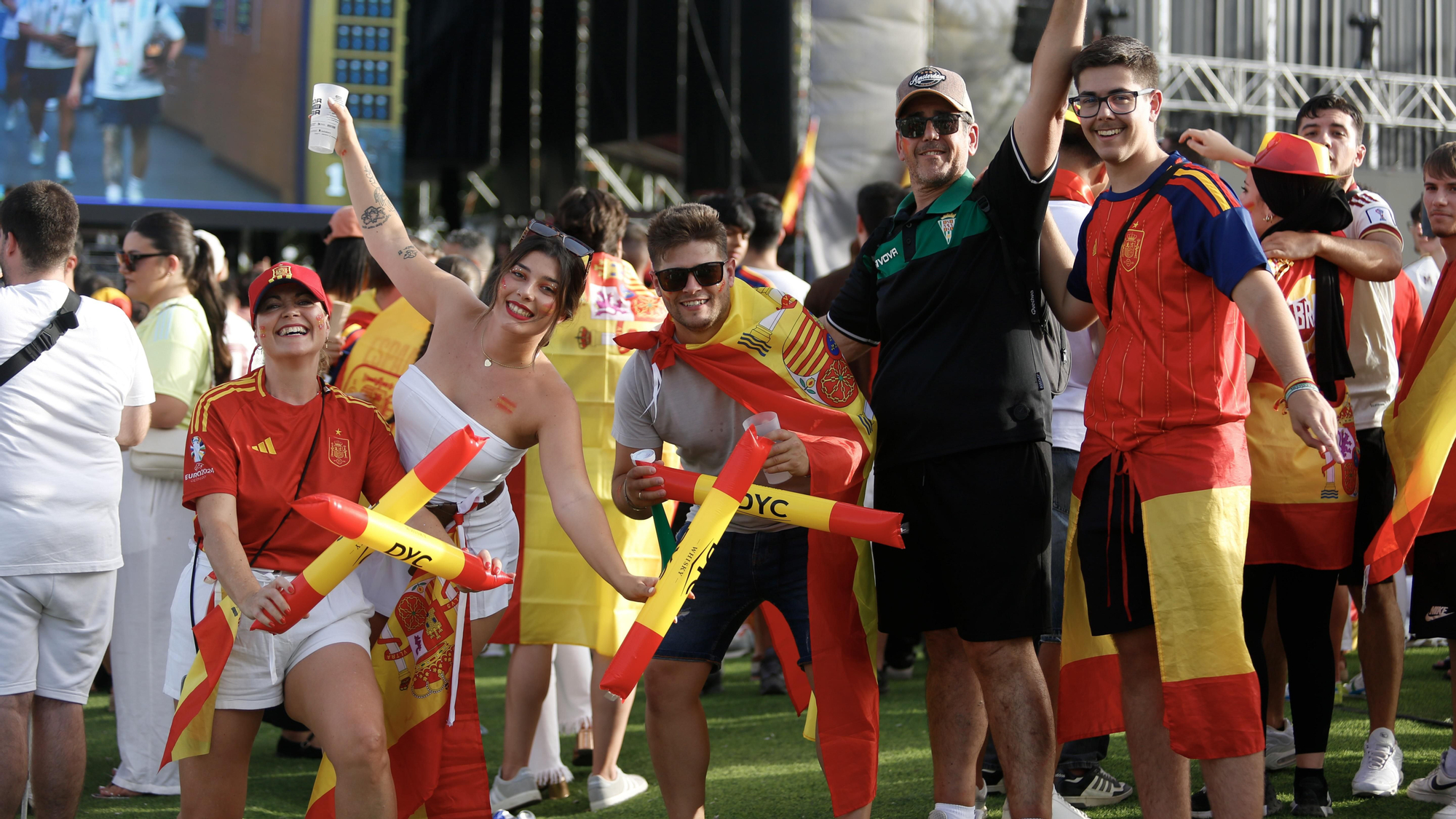 Afición de la selección española en el Córdoba Live
