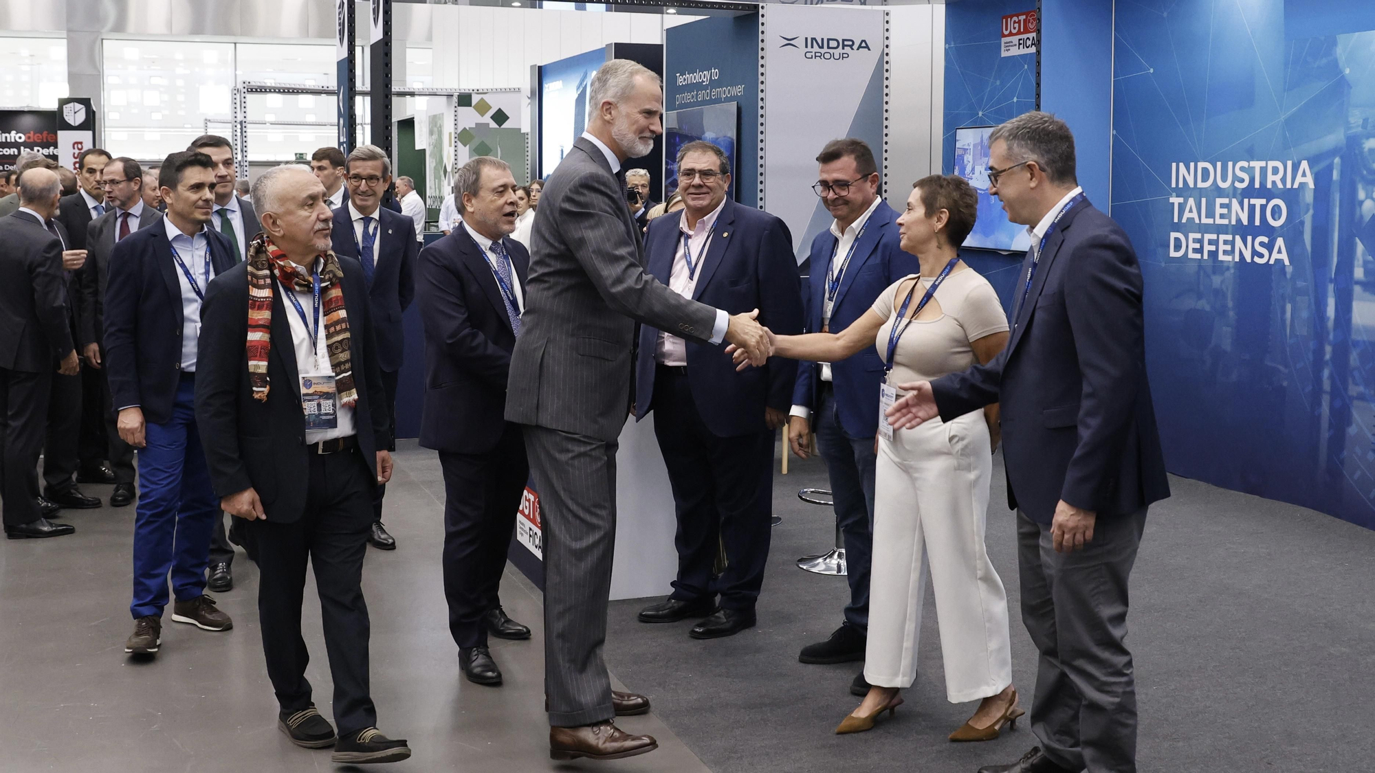 El Rey Felipe VI asiste a la jornada de clausura del Foro Indudef