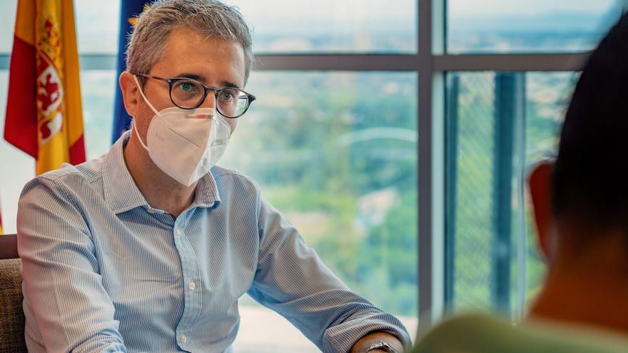 Arcadi España, conseller de Política Territorial, Obras Públicas y Movilidad.