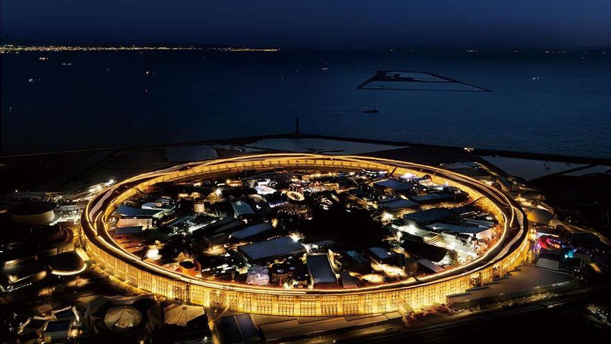 Japón vuelve a superar los límites con madera: el Grand Ring de Osaka ya es la estructura más grande de su tipo en el mundo