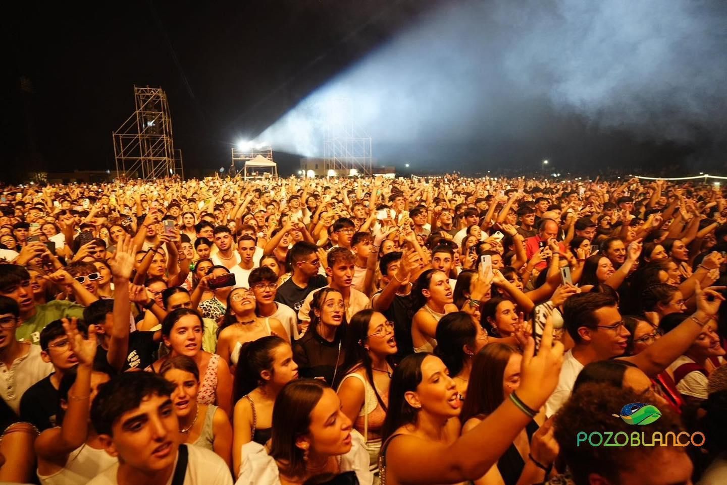 El concierto de Quevedo en Pozoblanco, en imágenes