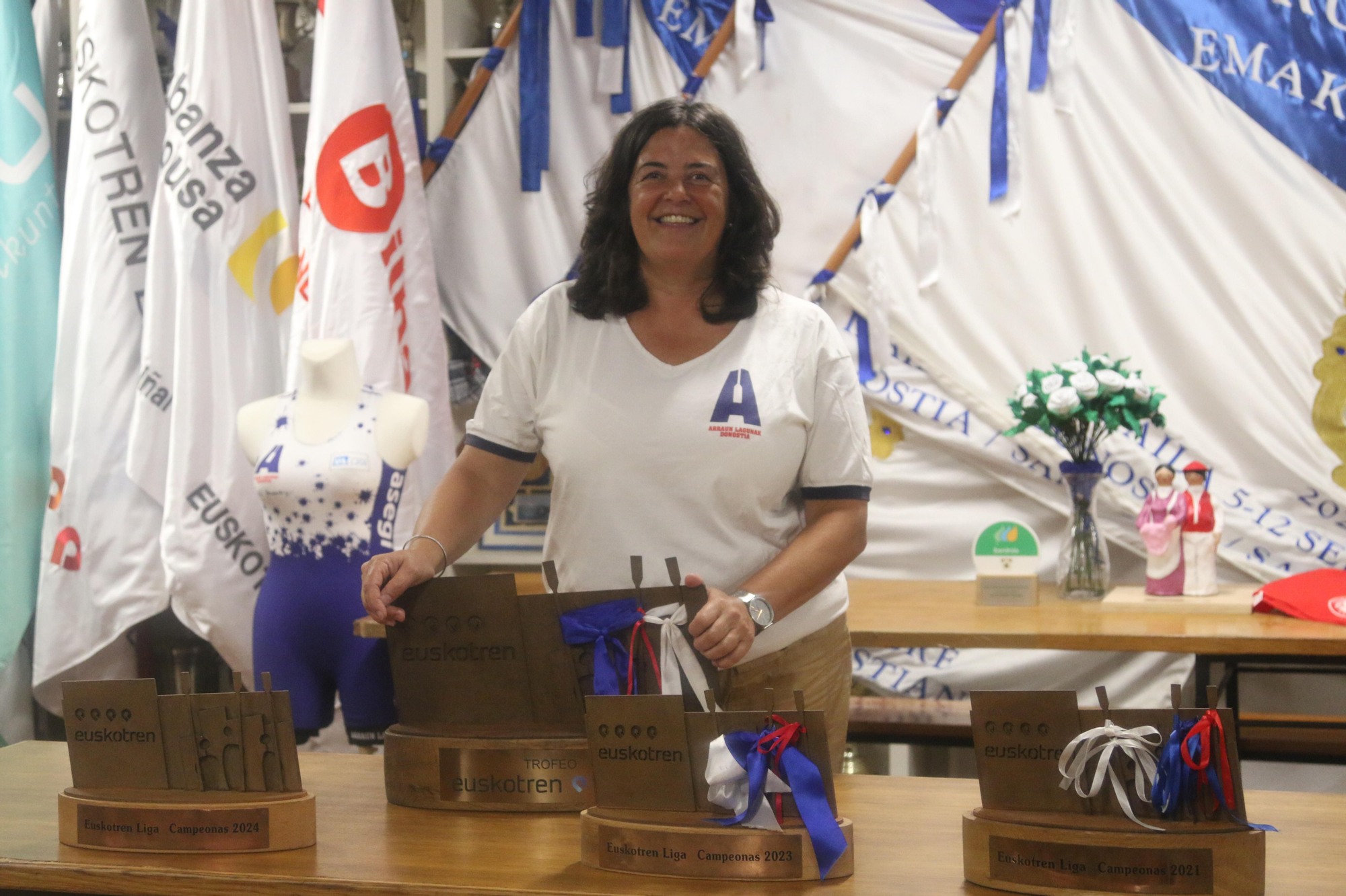 Itziar Eguren, presidenta de Donostia Arraun Lagunak