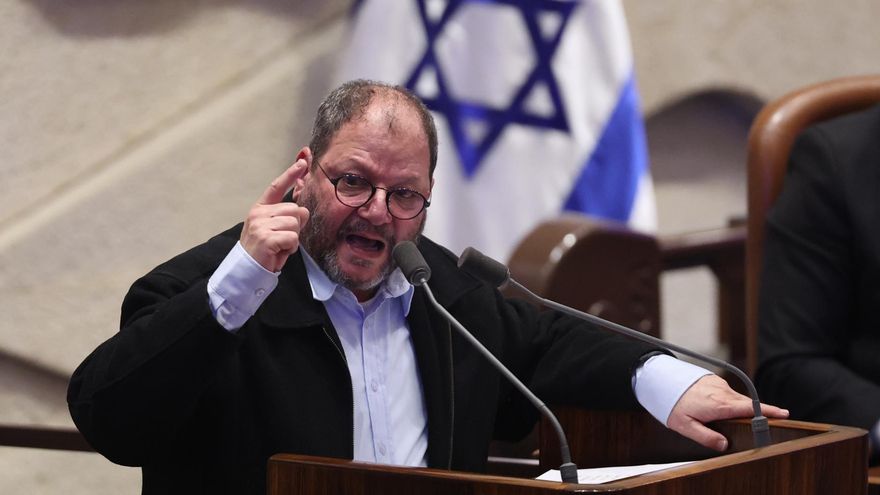 Ofer Cassif en el Parlamento israelí, el 19 de febrero de 2024.
