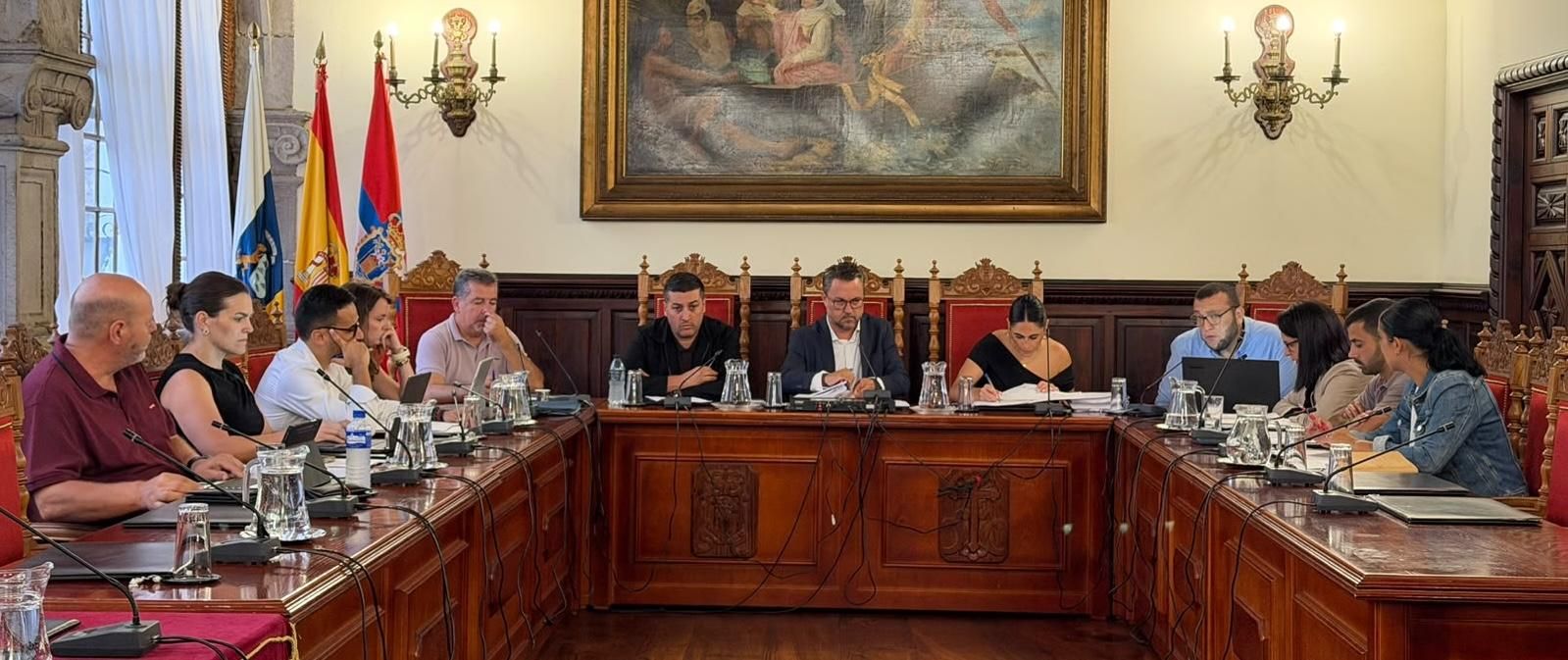 Pleno del Ayuntamiento de Santa Cruz de La Palma.