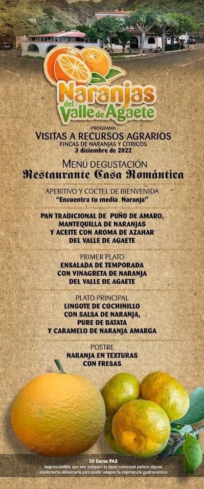 Menú Casa Romántica