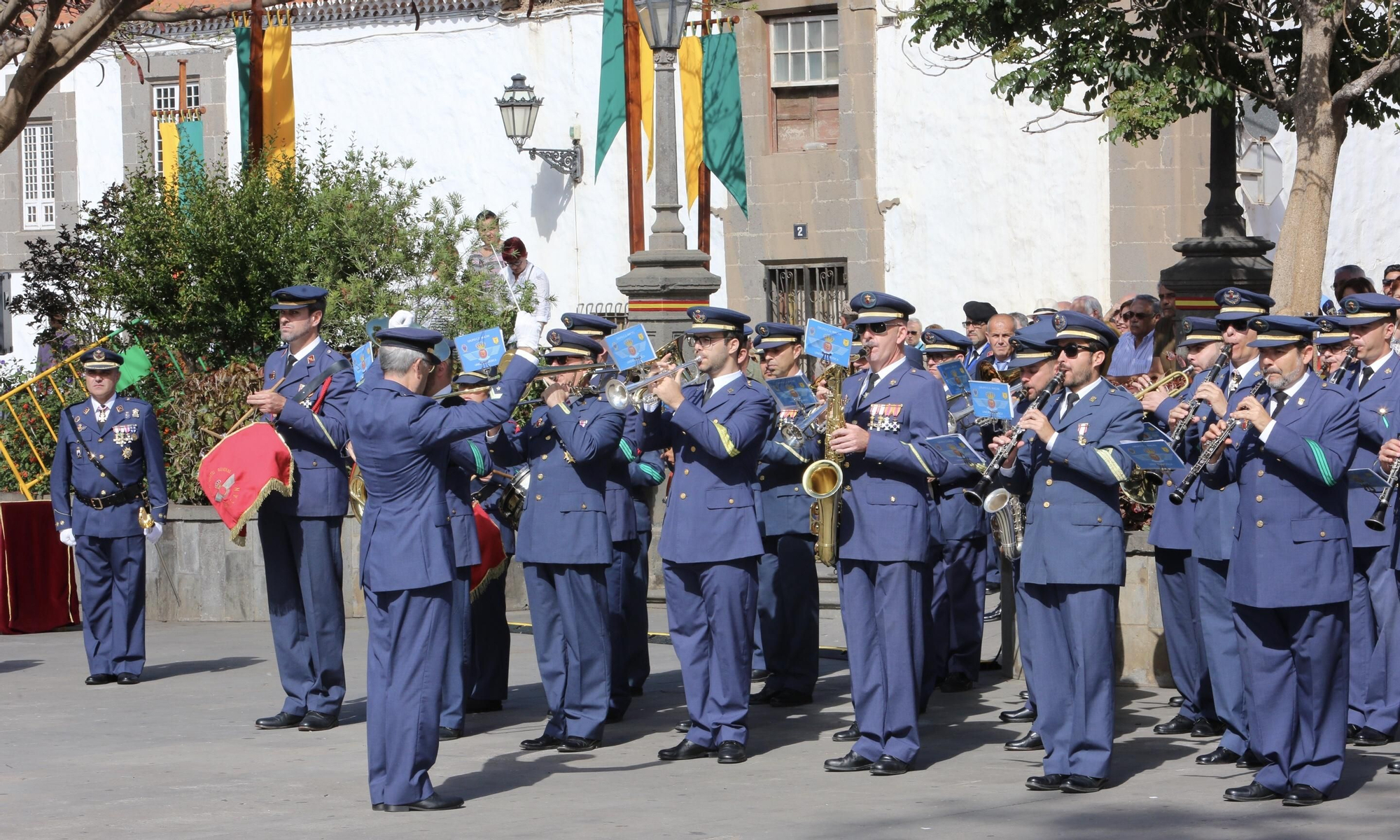 Jura de bandera en Arucas.