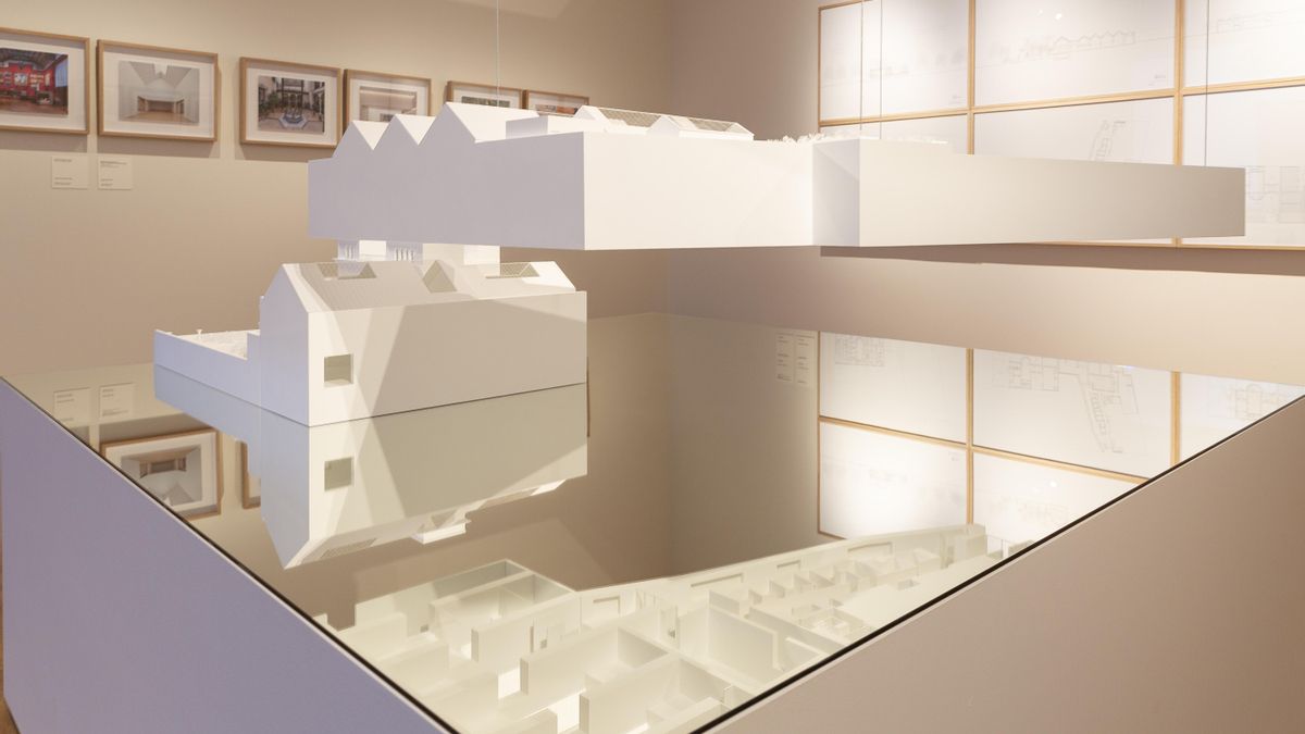 Maqueta de la ampliación del Museo Sorolla expuesta en su primera muestra temporal
