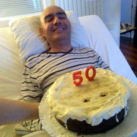 Luis de Marcos, en su último cumpleaños