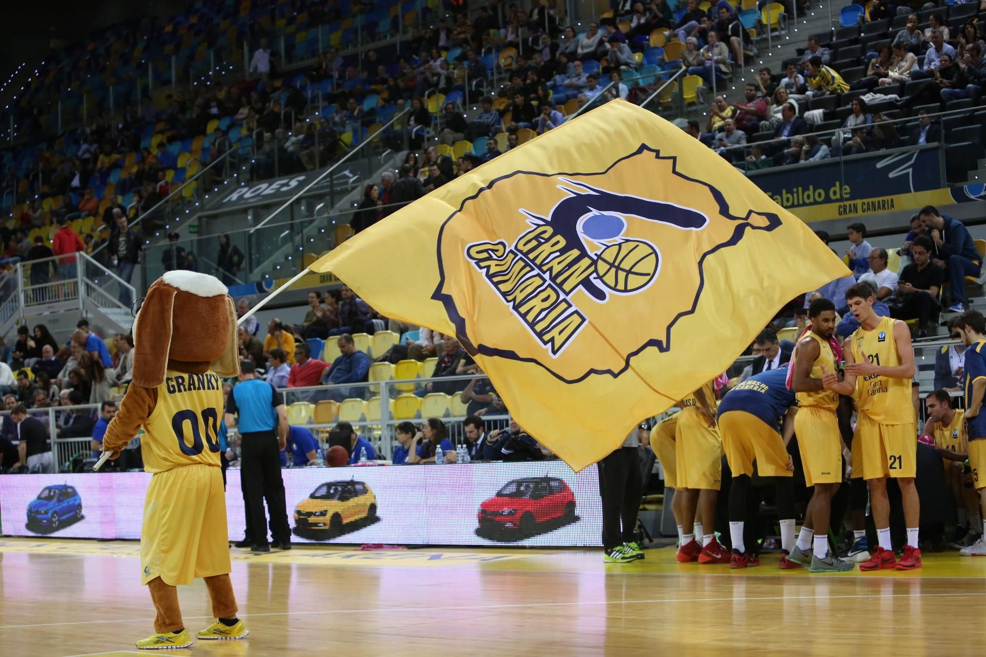 Partido de Eurocup entre el Herbalife Gran Canaria y el Avtodor Saratov en el Gran Canaria Arena. (Alejandro Ramos).
