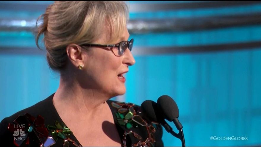 El discurso de Meryl Streep en los Globos de Oro 2017 contra Donald Trump