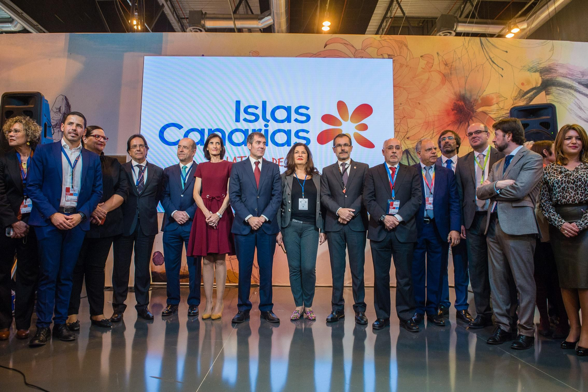 Los representantes de Canarias en Fitur 2017