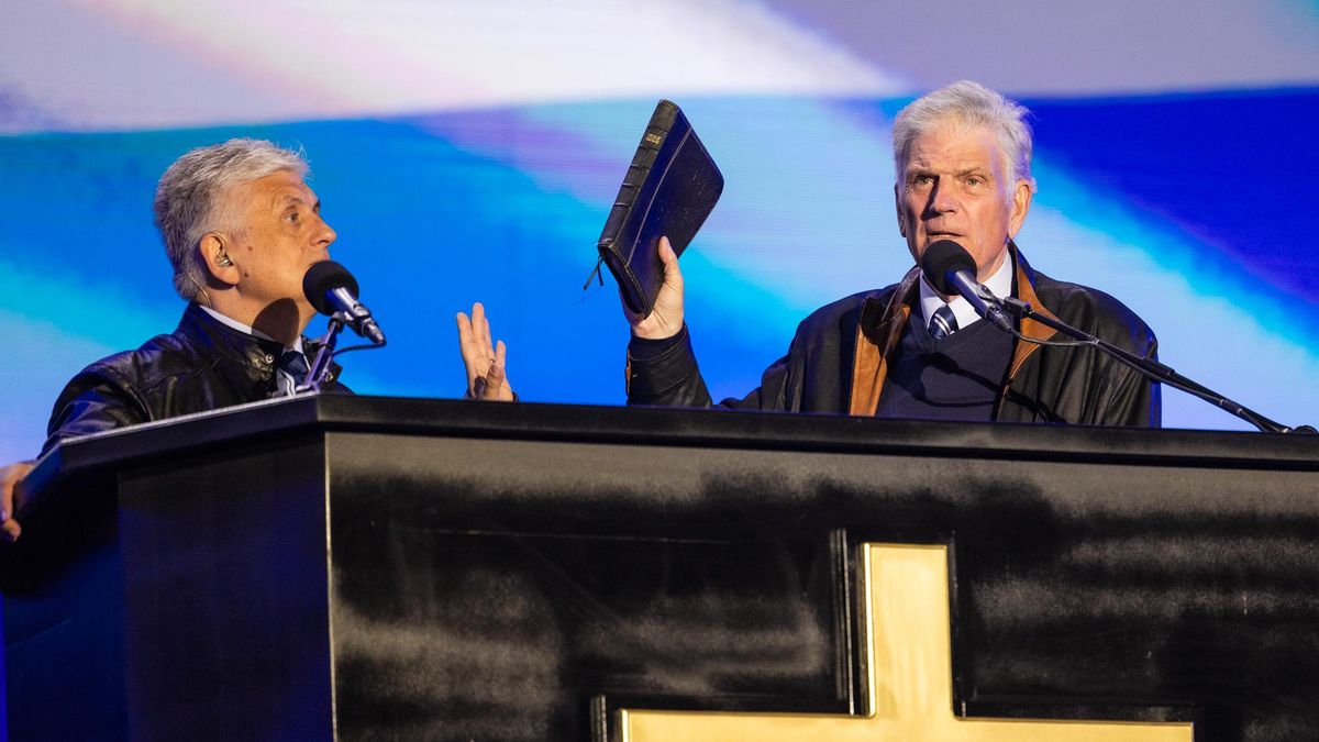 La prédica de Franklin Graham, asesor espiritual de Donald Trump