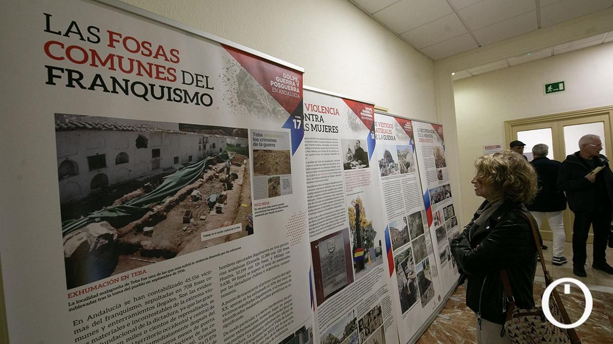 CCOO y el Foro de la Memoria inauguran la exposición 'Golpe, guerra y posguerra en Andalucía'