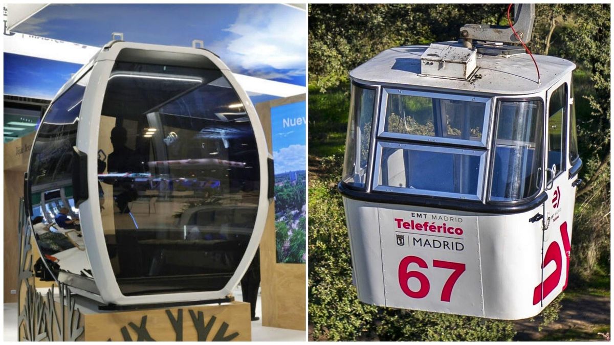 Así son las nuevas cabinas del Teleférico de Madrid que sustituirán a las clásicas, ya desmontadas en Casa de Campo