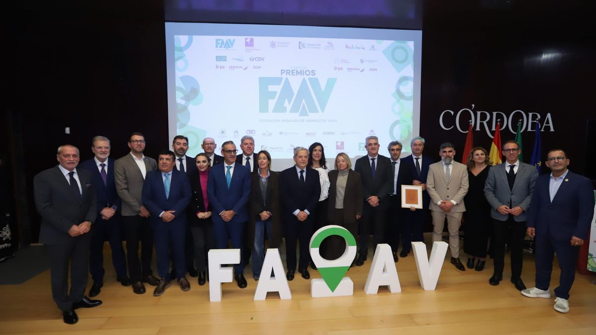 Córdoba celebra la gala de los IV Premios Andaluces de Agencias de Viajes de la FAAV