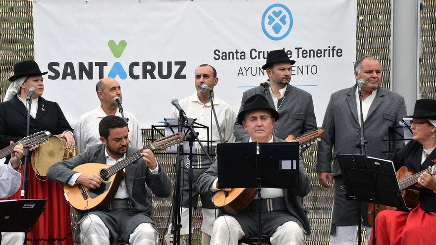 Actuación musical celebrada en San Andrés este domingo