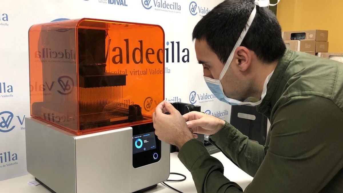 El Hospital Virtual Valdecilla, referencia con su proyecto de hisopos para el Covid-19